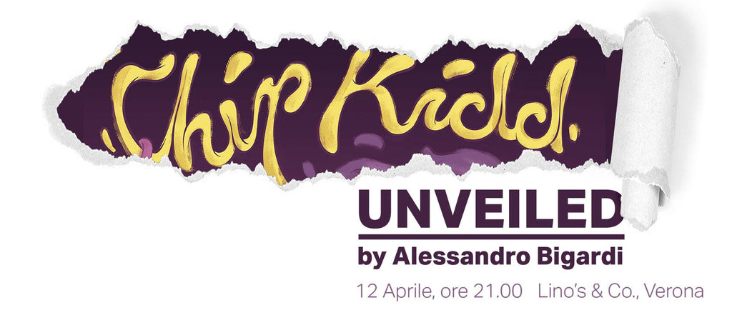 Chip Kidd. UNVEILED by Alessandro Bigardi