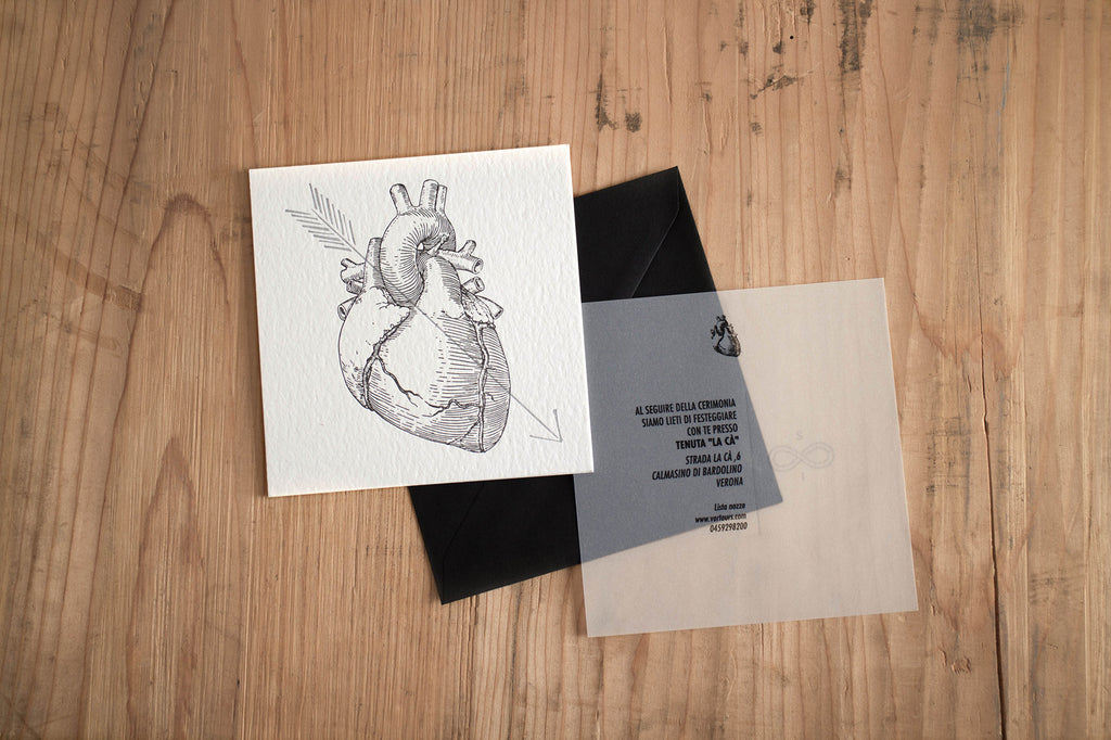 Letterpress wedding Stefania e Ivan