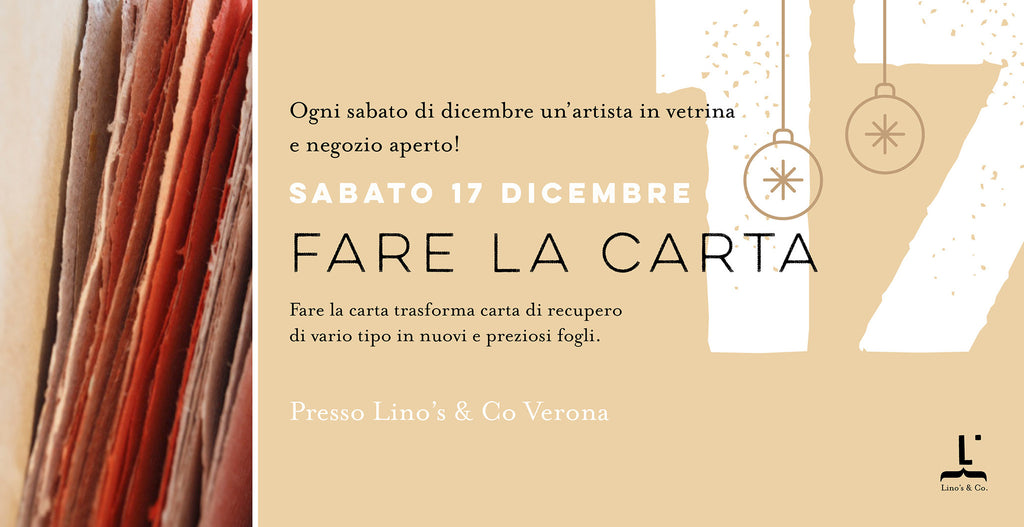 Un sabato con Fare la carta