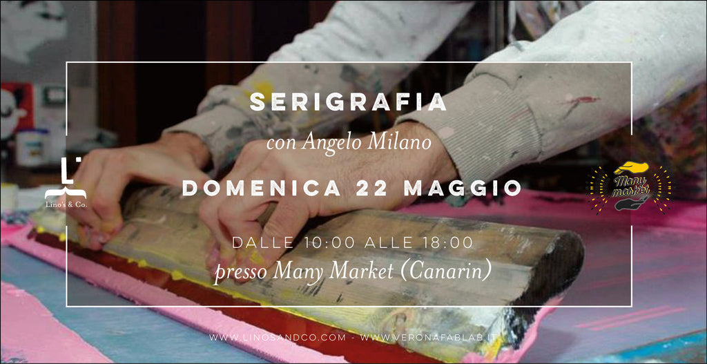 Workshop di serigrafia con Angelo Milano