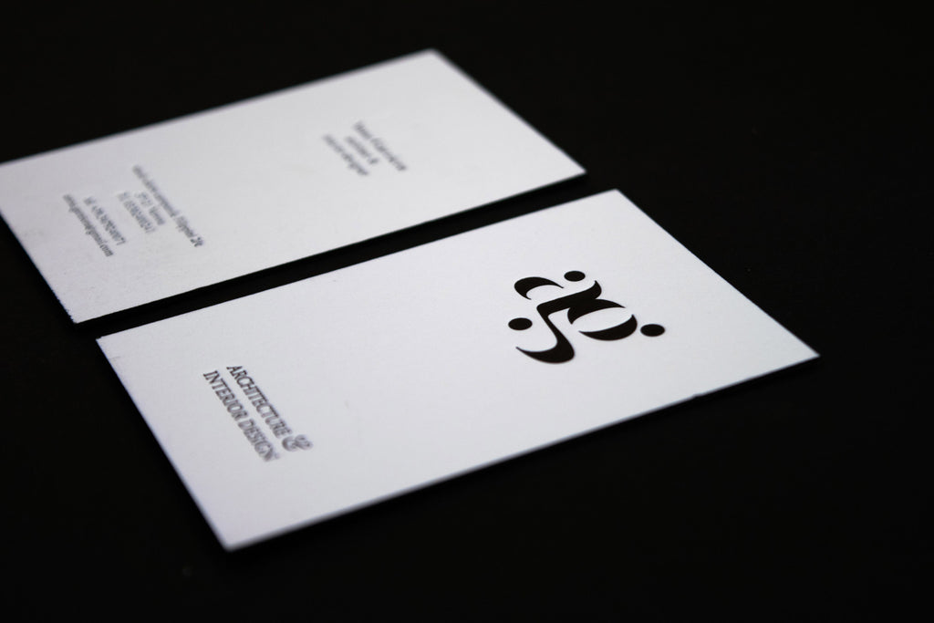 Anna Garziera - Letterpress business card
