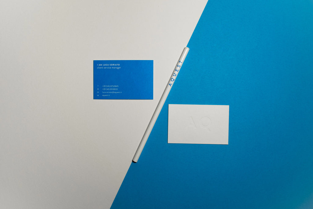 Aquest - Letterpress business card