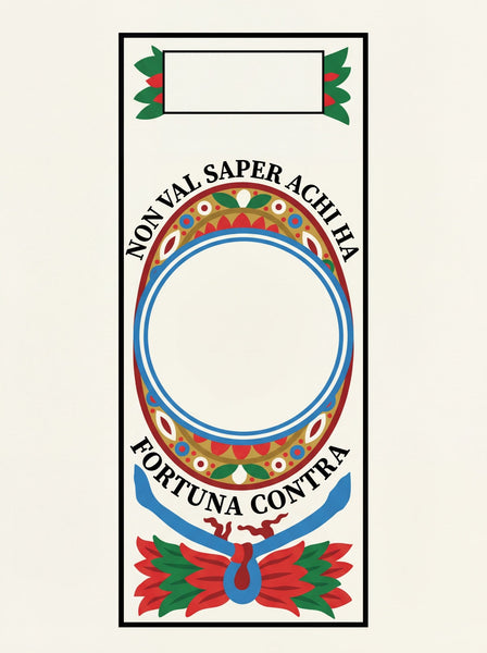 Asso di Denari illustrazione carta trevigiana