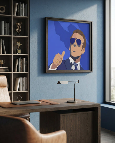 Emmanuel Macron mockup